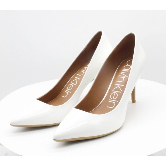 Calvin Klein White Heels - Picture 3 of 8